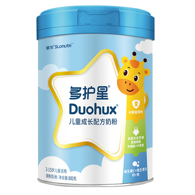 多护星儿童成长配方奶粉 守护婴幼儿健康成长的智慧之选